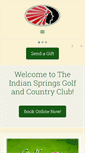 Mobile Screenshot of indianspringspa.com